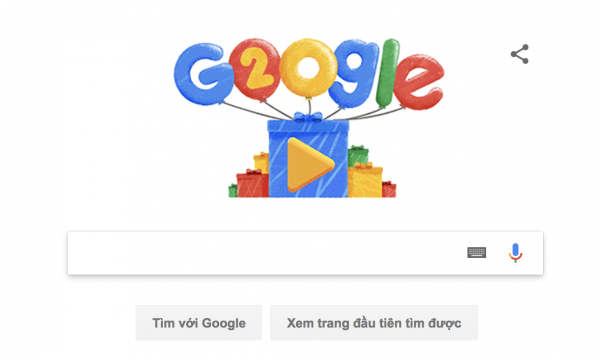 google 20 tuoi