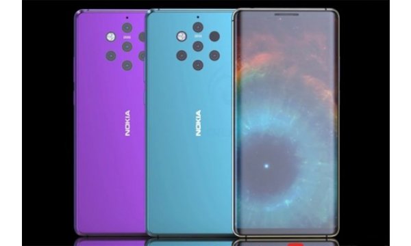 hinh dung ve nokia 9 voi nam camera o mat sau