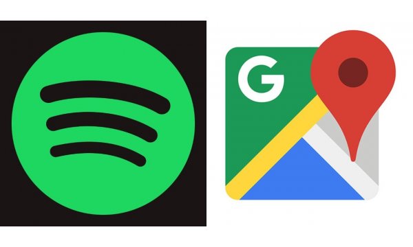 nghe nhac spotify bang google maps khi di chuyen